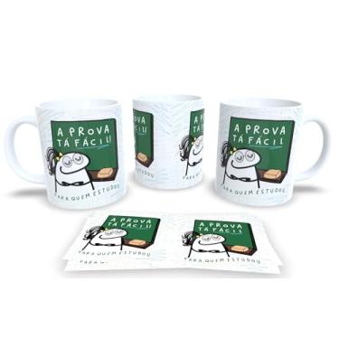 Imagem de Caneca de Porcelana Personalizada dia da Professora ComFrases Engraçadas e Divertidas (Aprova tá fácil)