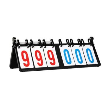 Imagem de rockible Flip Scoreboard Score Keeper 6 Digit SCORT SCORT SCORT SCORT para basquete