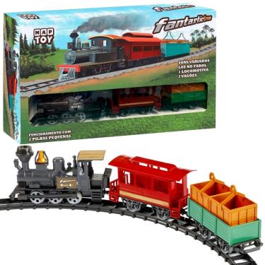 Imagem de Trem Locomotiva Ferrorama Brinquedo Fantastic Trem - Maptoy
