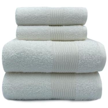 Imagem de Jogo de Toalha Branca(02 Banho + 02 Rosto)