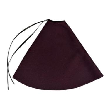 Imagem de EHJRE 1:12 Action Figure Cape Mini Long Robe Trendy Dress Up Elegante Moda Miniatura Roupas Fantasia para Figuras de ação Masculinas de 6'', Café Escuro