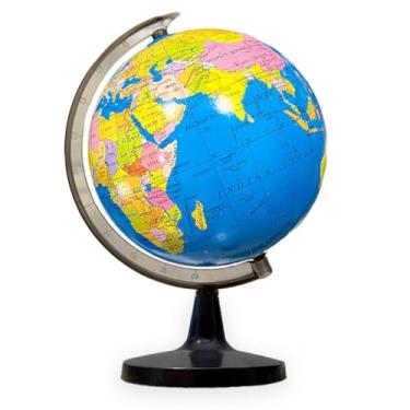 Imagem de Globo Terrestre GiratóRio de Mesa Mapa Mundi Escolar 23cm