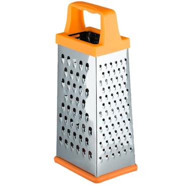 Imagem de Ralador de Cozinha Inox 4 Lados Retangular Queijos Vegetais