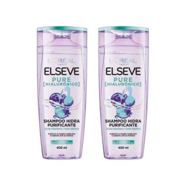 Imagem de Shampoo Elseve 400Ml Puro Hialuronico - Kit Com 2Un
