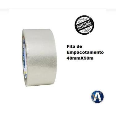 Imagem de Fita Adesiva Transparente Para Empacotamento 48Mmx50M