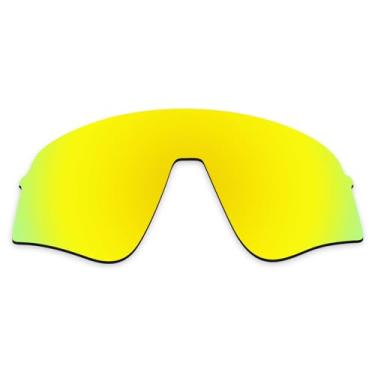 Imagem de Alphax Lentes de reposição polarizadas ouro 24K para Oakley Sutro Lite Sweep OO9465