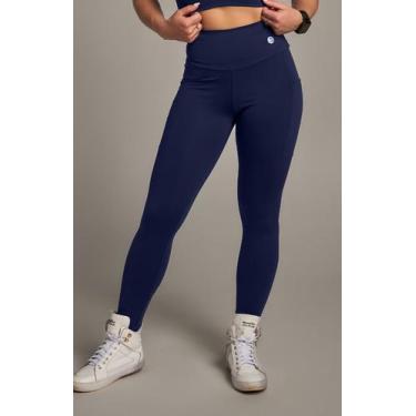 Imagem de Legging Confort com Bolso - TEXFITBRASIL, Azul marinho, GG