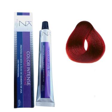 Imagem de Tinta de Cabelo Louro Médio Vermelho Fogo 77.66 Kaizen