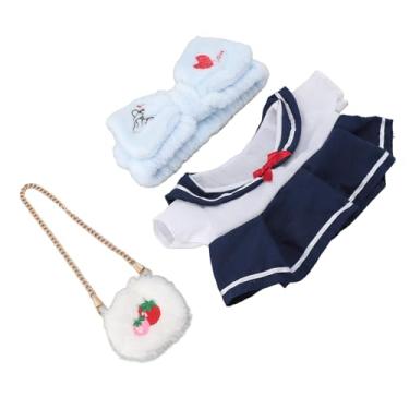 Imagem de Acouto Roupas de Boneca de Pelúcia de Bricolage para Bonecas de 12 Polegadas-vestido Fofo para Interpretar Papéis e Diversão (Bandeira do coração)