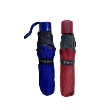 Imagem de Kit 02 Guardas-Chuva Reforçado Voyagem Azul E Vermelho 010L