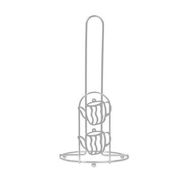 Imagem de Porta Papel Toalha Em Rolo Metal 13X13X29Cm Facilite