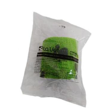 Imagem de Atadura La Vet 5cm Verde Limão com Patinhas TKL Imp