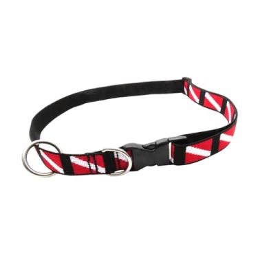 Imagem de Dynwave Cinto de mergulho com alça para pendurar, equipamento de mergulho com snorkel, circunferência da cintura ajustável de 60 cm a 108 cm, cinto de, Vermelho