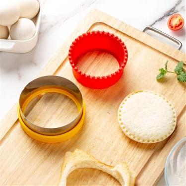 Imagem de Cortador de sanduíche e selador – sanduicheira sem crosta, cortador de panqueca e biscoito para lancheira e caixa bento, formas circulares