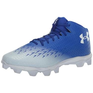 Imagem de Under Armour Spotlight Franchise Rm 4.0 Tênis de futebol masculino, (400) Team Royal/Branco/Branco, 11.5