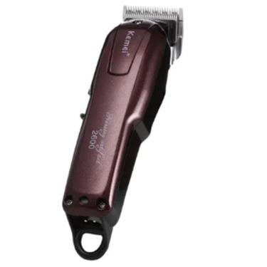 Imagem de Máquina Corta Cabelo Kemei Aparador Para Barbeiros