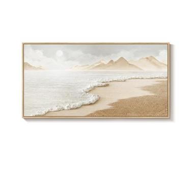Imagem de Arte de parede Cuspin Boho Beach Abstract 51x102 cm Tela