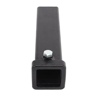 Imagem de Trailer Hitch Hook Receiver, 2in Trailer Hitch Receiver Tubing 10in Long Tow Bar Mount RV Parts Practical Easy to Use, Moulded Steel Material, Anti Loose Screws and Stable