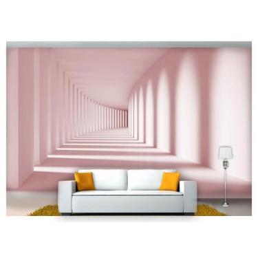 Imagem de Papel De Parede Túnel Profundo Geométrico 3D At08 - Você Decora