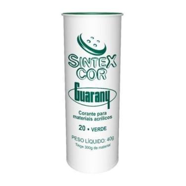 Imagem de Corante Para Materiais Acrílicos Sintexcor Guarany 40G Verde
