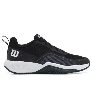 Imagem de Tênis Wilson Rush Pro Lite Clay Preto e Branco-Masculino