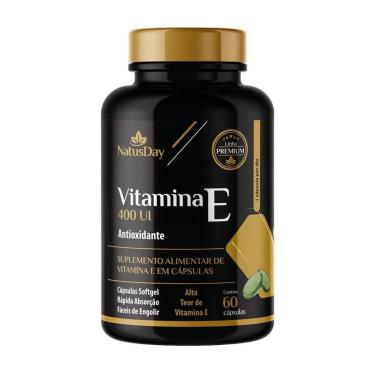 Imagem de Vitamina E 400ui 60 Cápsulas Natusday Premium-Unissex