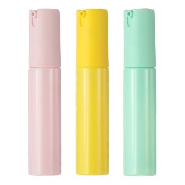 Imagem de YELARXI Frascos de bomba Airless, dispensador de cosméticos tamanho viagem recipientes recarregáveis frascos de loção para artigos de higiene adequada para (hidratante/xampu/creme) 30 ml e 3 peças e