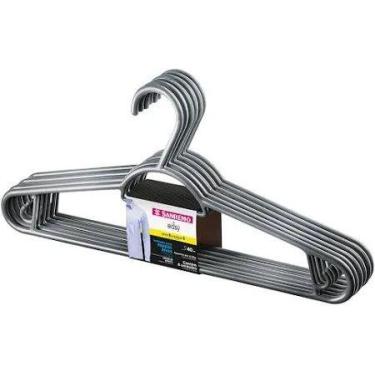 Imagem de Cabide Pendura Mais Leve 6 Pague 5 Plástico Sanremo