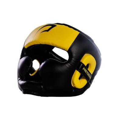 Imagem de PROTETOR DE CABECA GYM UNIS PRETO/ AMARELO PRETORIAN U-Unissex
