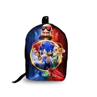 Imagem de Mochila Escolar Infantil SONIC - decarlos