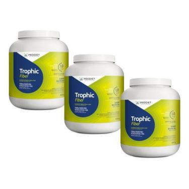 Imagem de Kit 3 Trophic Fiber Pó 800g Dieta Enteral - Prodiet