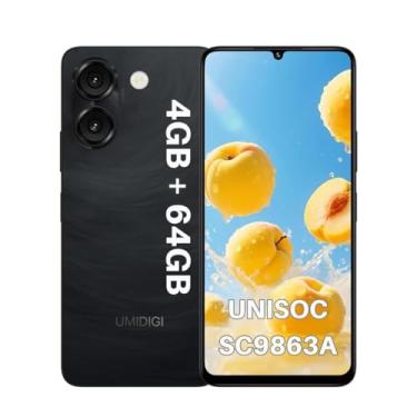 Imagem de Smartphone UMIDIGI Note 90A 4GB+64GB, Bateria 5000mAh, Câmera Dupla 13MP+2MP, Tela HD+ 1600x720, Android 14 Go Edition (Preto)
