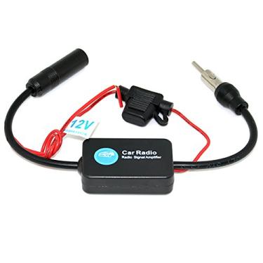 Imagem de Auto Wayfeng WF® Amplificador de sinal de rádio de carro de 12 V, amplificador de antena automática para antena de rádio de carro