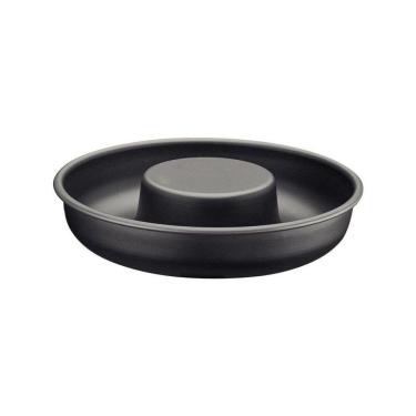 Imagem de Forma Para Bolo Brasil Em Alumínio Antiaderente Starflon Max Grafite 24 Cm 1,4 L