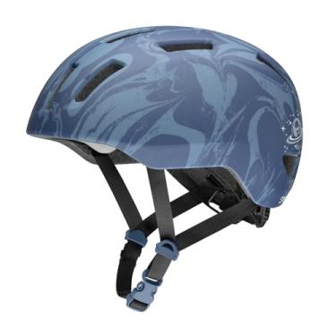 Imagem de Smith Capacete de ciclismo infantil Transit Jr – Capacete de bicicleta MTB infantil com tecnologia MIPS – Proteção leve para meninos + meninas – viseira integrada – azul galáctico fosco, PP juvenil