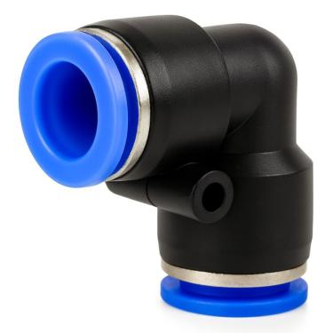Imagem de Cotovelo União Conexão Emenda 8mm Pu Pneumática Engate Rápido