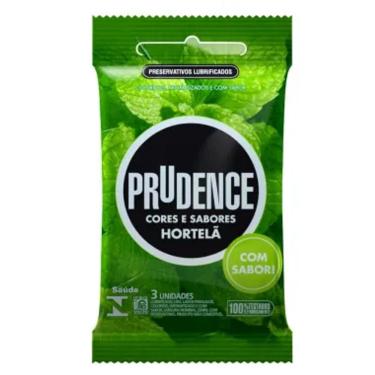 Imagem de Preservativo Prudence Cores e Sabores Hortelã 3 Unidades