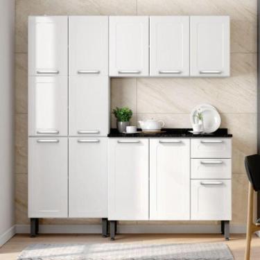 Imagem de Cozinha Completa Aço 12 Portas 2 Gavetas Múltipla Bertolini