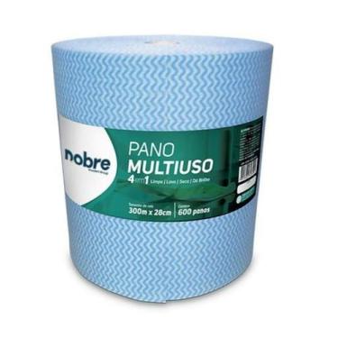 Imagem de Pano NOBRE Multiuso Azul Rolo c/ 300m x 28cm 600 panos