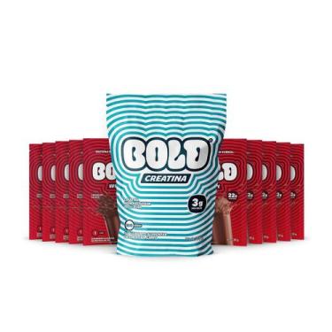 Imagem de Bold Creatina 300g + 10 Sachês Whey 30g Chocolate Misto - BOLD Snacks