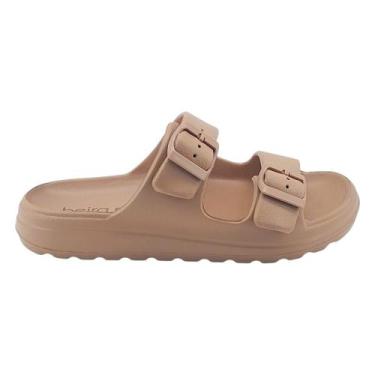 Imagem de Sandália Papete Feminina  Beira rio Lançamento Original, 36, Nude