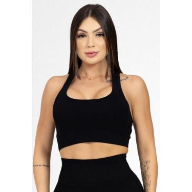Imagem de Top Fitness Feminino Seamless - Eagle Rock, P, Preto