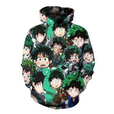 Imagem de Pulôver de anime com estampa 3D My Heroes Academias, manga longa - Tai