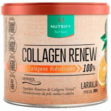 Imagem de Collagen Renew 100% Hidrolisado 300g Nutrify, Laranja