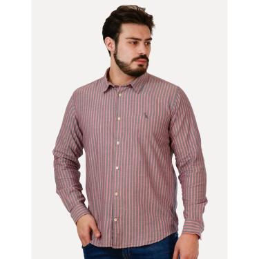 Imagem de Camisa Reserva Masculina Listras Filo Vermelha / Grafite-Masculino