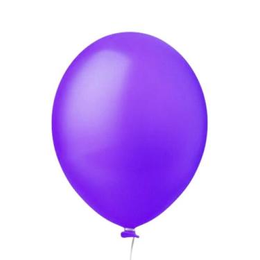 Imagem de Balão de Látex Violeta - 5 Polegadas - 50 Unidades - Happy Day