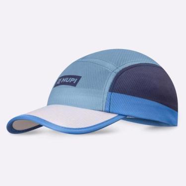 Imagem de Boné para Corrida HUPI Run Cinza/Azul, Cinza, Azul, UNICO