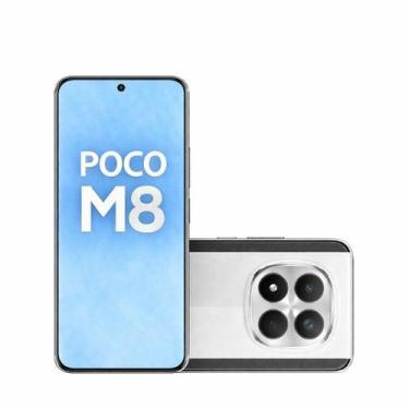 Imagem de Smartphone Celular Xiaomi POCO M8 256GB, 8GB RAM, 5G, Tela 6,67 polega