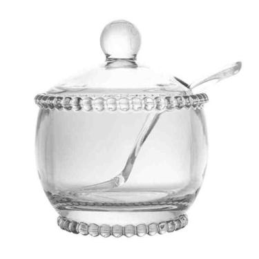 Imagem de Açucareiro Cristal de Chumbo com Colher Pearl Wolff
