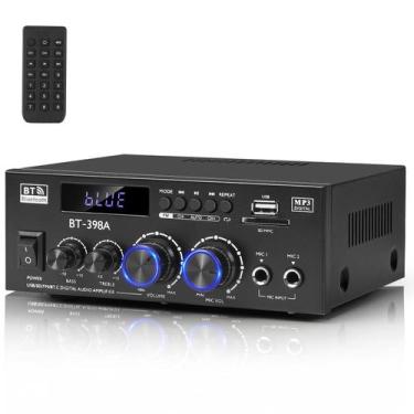 Imagem de Amplificador de áudio Romicta BT-398A 450W x2 Bluetooth 5.0